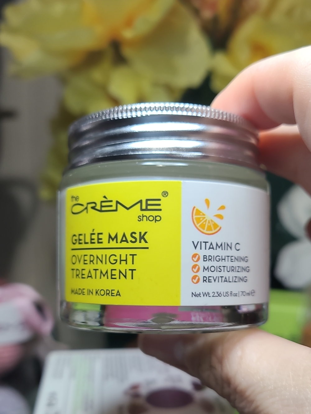 Creme Shop Vitamin C Gelee Mask Overnight Treatment - Yellow No Box